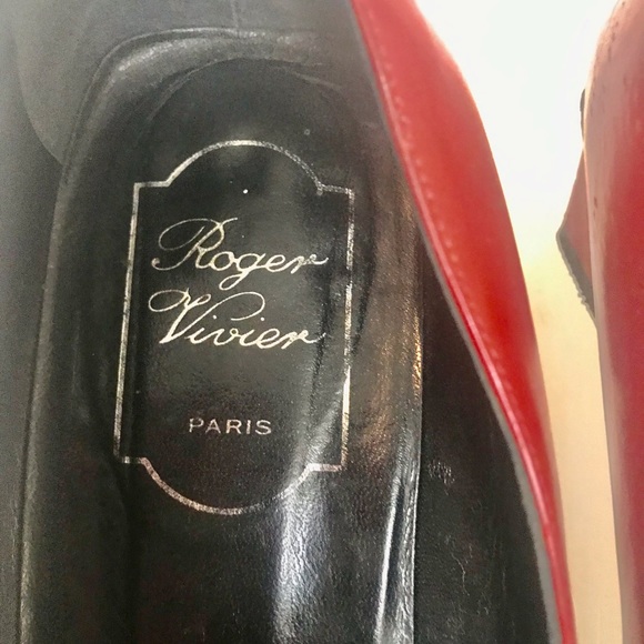 Roger Vivier red shoe from Paris France 9.5 - Picture 5 of 5